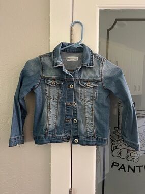 Zara Light Blue Kids Denim Jacket - Button Front